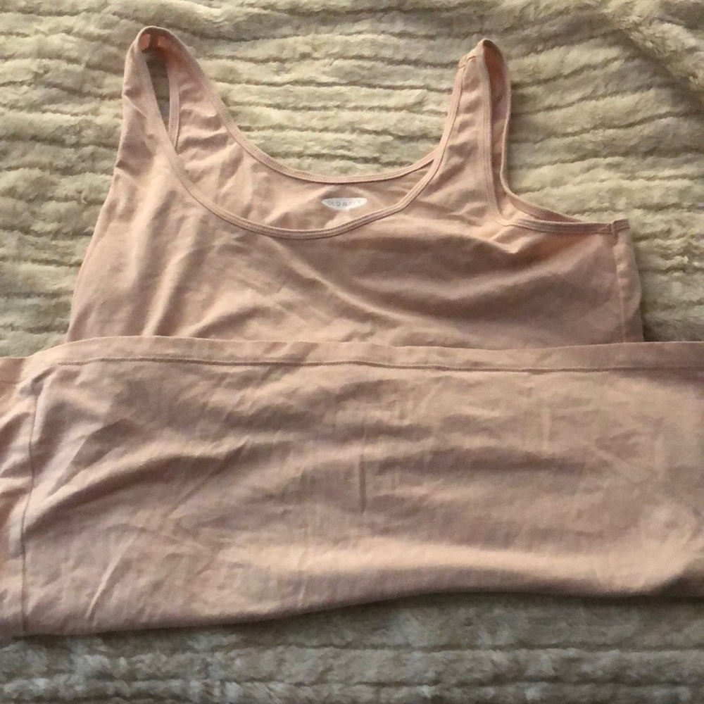 Pinkish nude tank